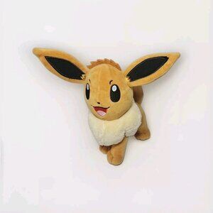 Pokemon Eevee Standing Plush Toy Stuffed Animal 9” Wicked Cool Toys